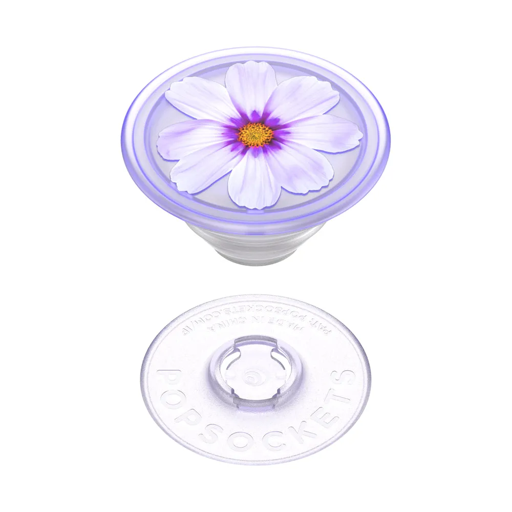 PopSockets PopGrip Plant| Gel Phone Grip & KickStand, Pemovable Peusable Washable, Works with  Smooth Hard Plastic Case, Easy Remove Top for Wireless Charging - Purple Cosmo