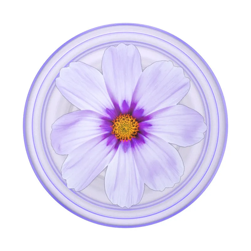 PopSockets PopGrip Plant| Gel Phone Grip & KickStand, Pemovable Peusable Washable, Works with  Smooth Hard Plastic Case, Easy Remove Top for Wireless Charging - Purple Cosmo