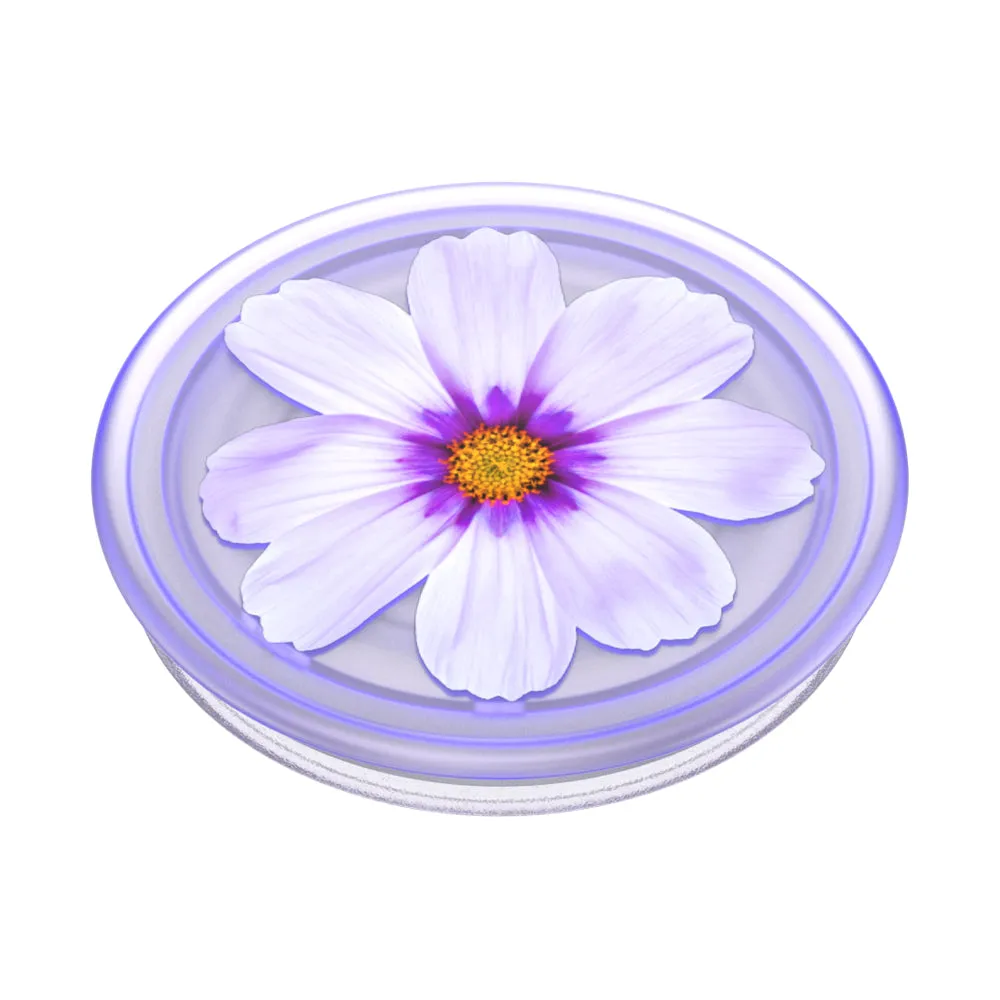 PopSockets PopGrip Plant| Gel Phone Grip & KickStand, Pemovable Peusable Washable, Works with  Smooth Hard Plastic Case, Easy Remove Top for Wireless Charging - Purple Cosmo