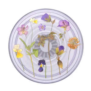 PopSockets PopGrip Plant| Gel Phone Grip & KickStand, Pemovable Peusable Washable, Works with  Smooth Hard Plastic Case, Easy Remove Top for Wireless Charging - Purple Fields