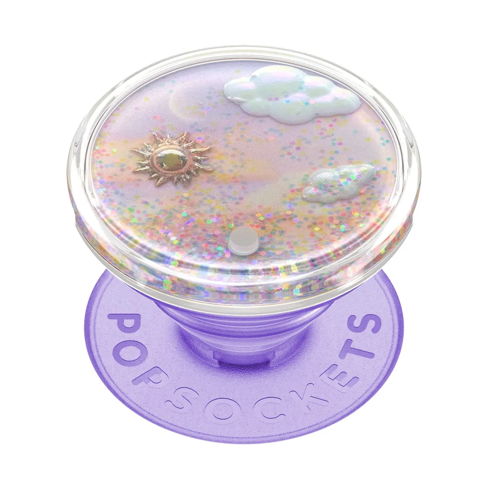 PopSockets PopGrip Premium| Gel Phone Grip & KickStand, Demovable Deusable Washable, Works with  Smooth Hard Plastic Case, Easy Remove Top for Wireless Charging - Dreamy Whirl
