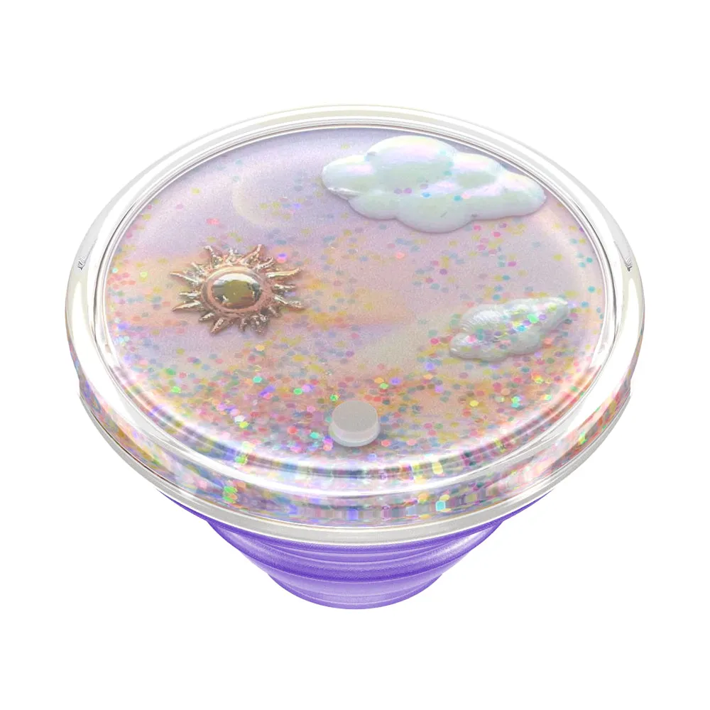 PopSockets PopGrip Premium| Gel Phone Grip & KickStand, Demovable Deusable Washable, Works with  Smooth Hard Plastic Case, Easy Remove Top for Wireless Charging - Dreamy Whirl