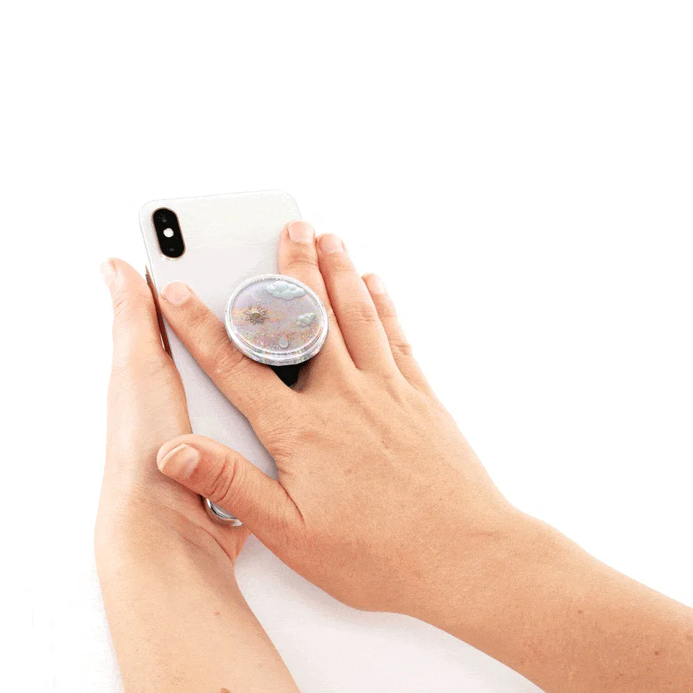 PopSockets PopGrip Premium| Gel Phone Grip & KickStand, Demovable Deusable Washable, Works with  Smooth Hard Plastic Case, Easy Remove Top for Wireless Charging - Dreamy Whirl