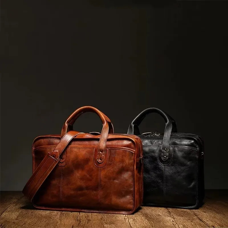 RetroLuxe Cowhide Travel Tote: Elegant Luxury Handbag