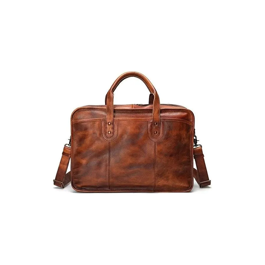 RetroLuxe Cowhide Travel Tote: Elegant Luxury Handbag