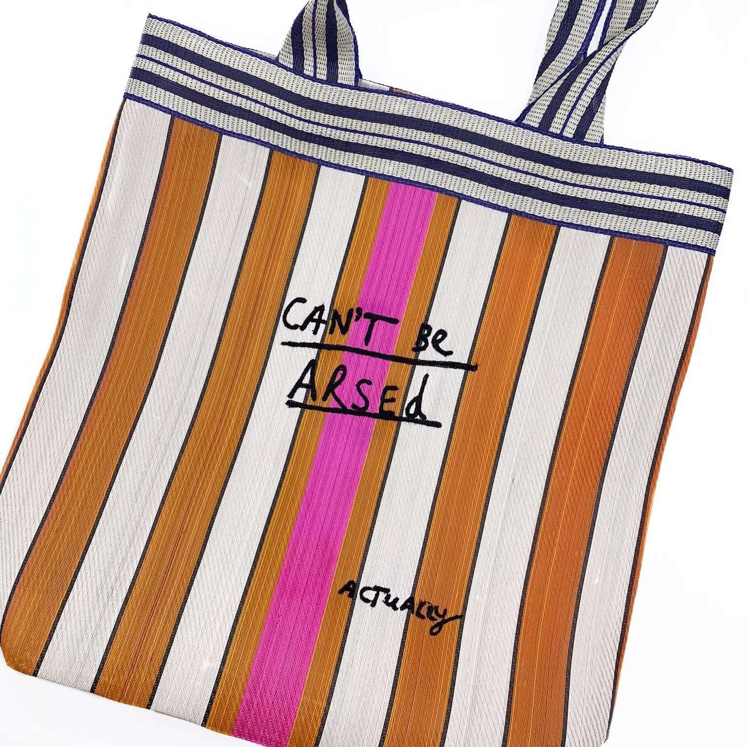 Small Talk Cant Be Arsed Recycled Shopper
