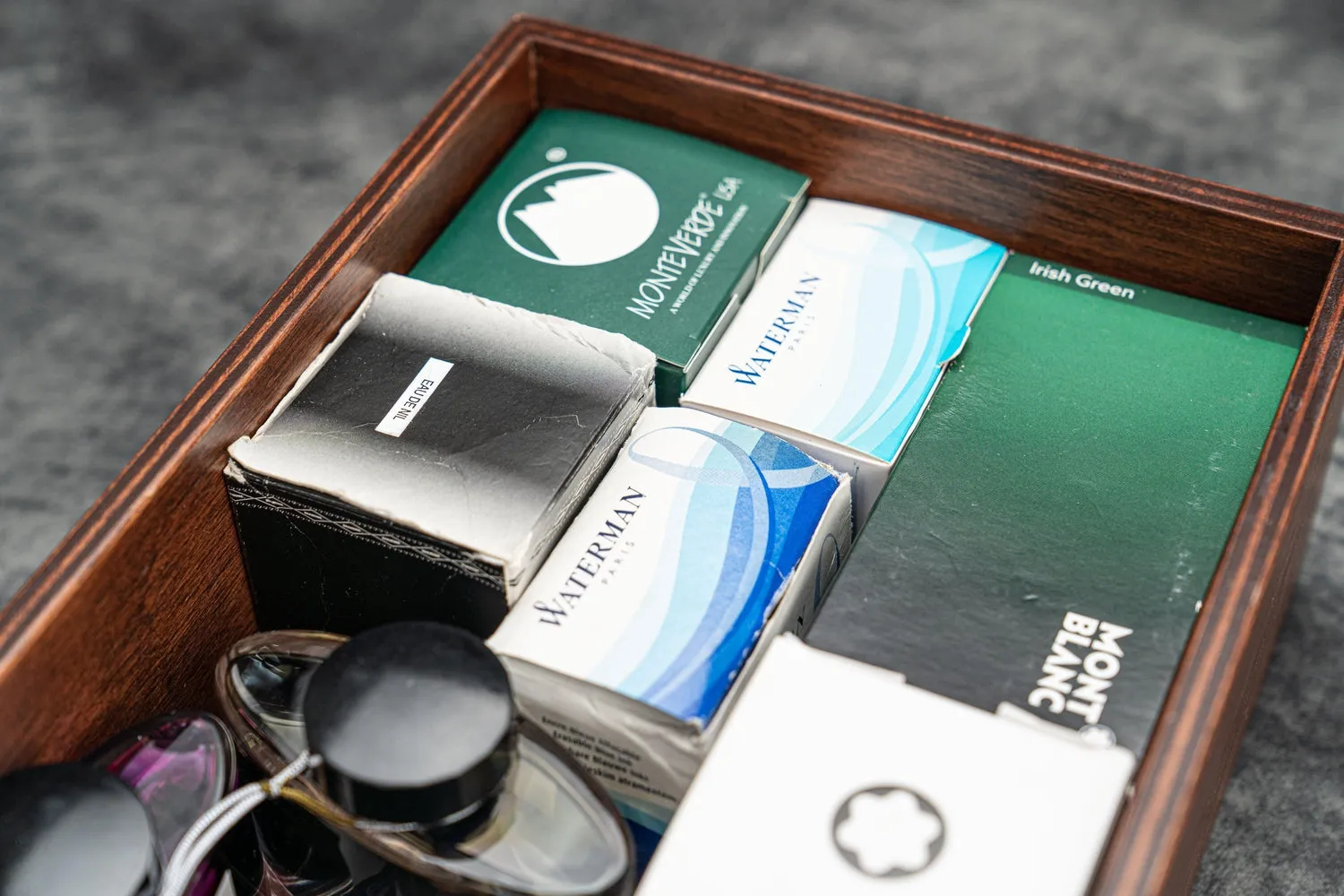 Stack & Store Wood Ink Storage Box