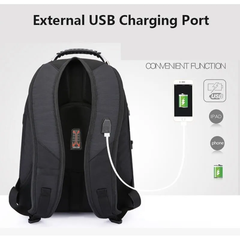 Swiss Ultimate Multi-Compartment Waterproof Travel Backpack