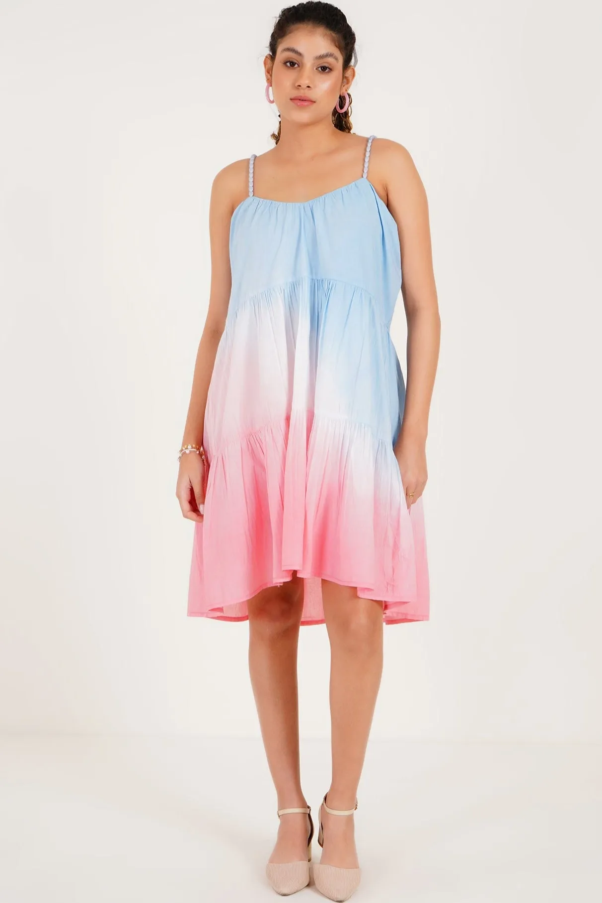 Tiered swing dress