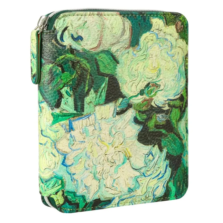 Victoria's Journals Zippered Vegan Leather Portfolio - Monet
