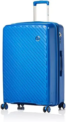 VIP Z-Plus 4 Double Wheel Hard Casing Cabin Trolley 33x56x81cm Large Blue