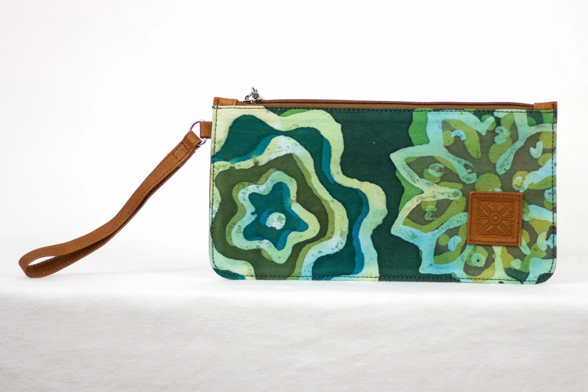 Wrist Clutch - Green Goddess