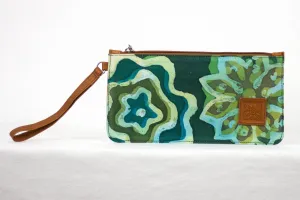 Wrist Clutch - Green Goddess