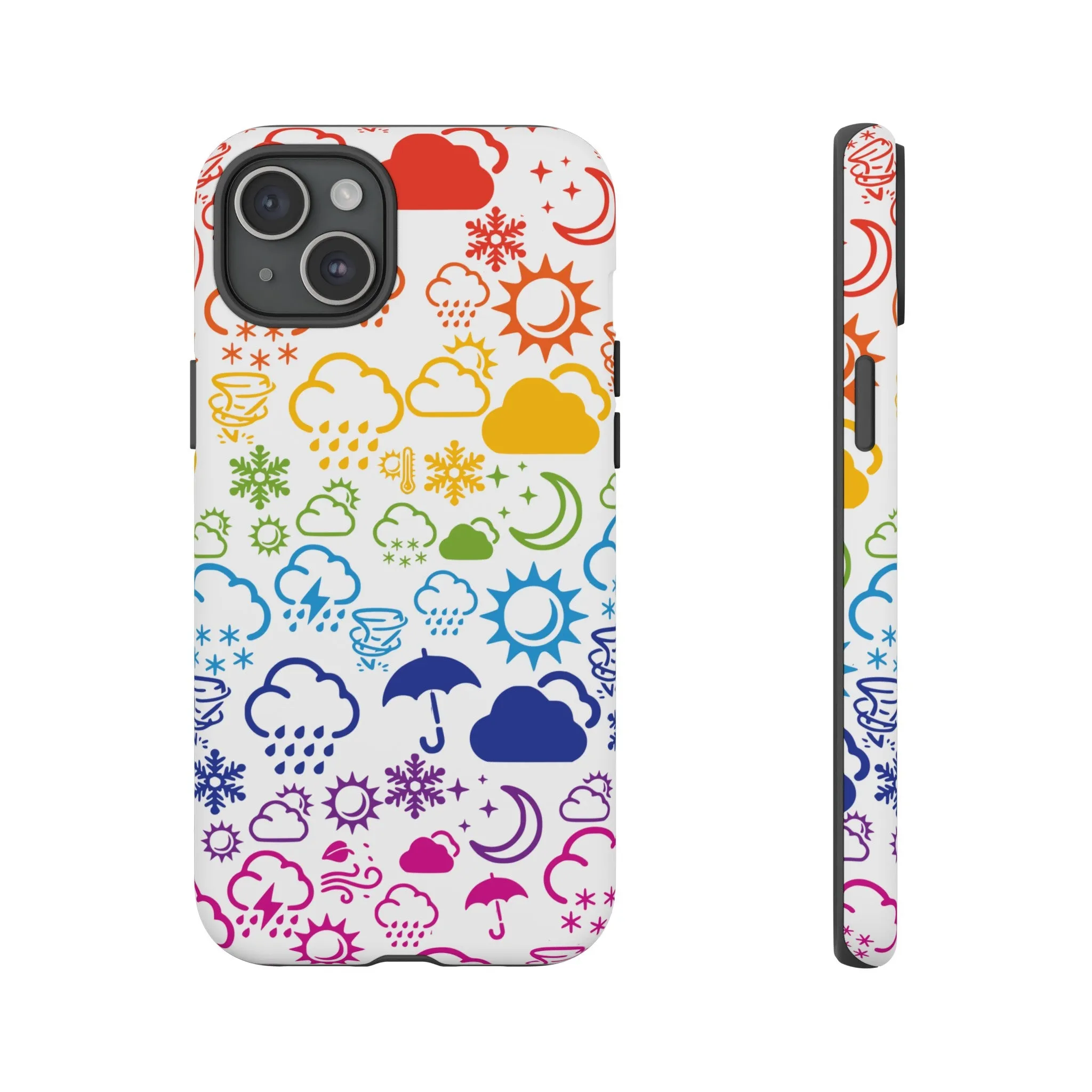 Wx Icon (Rainbow) Tough Phone Case