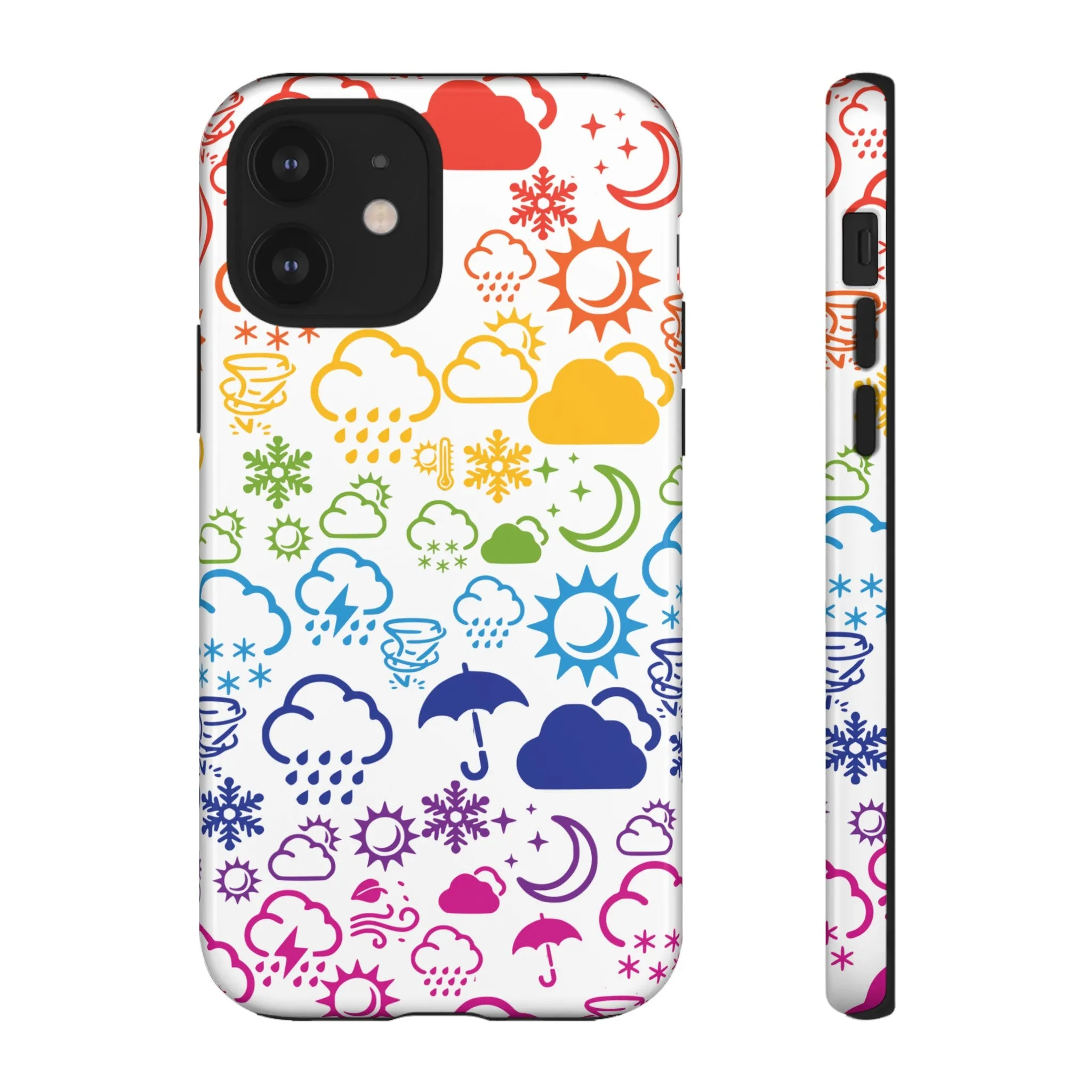 Wx Icon (Rainbow) Tough Phone Case