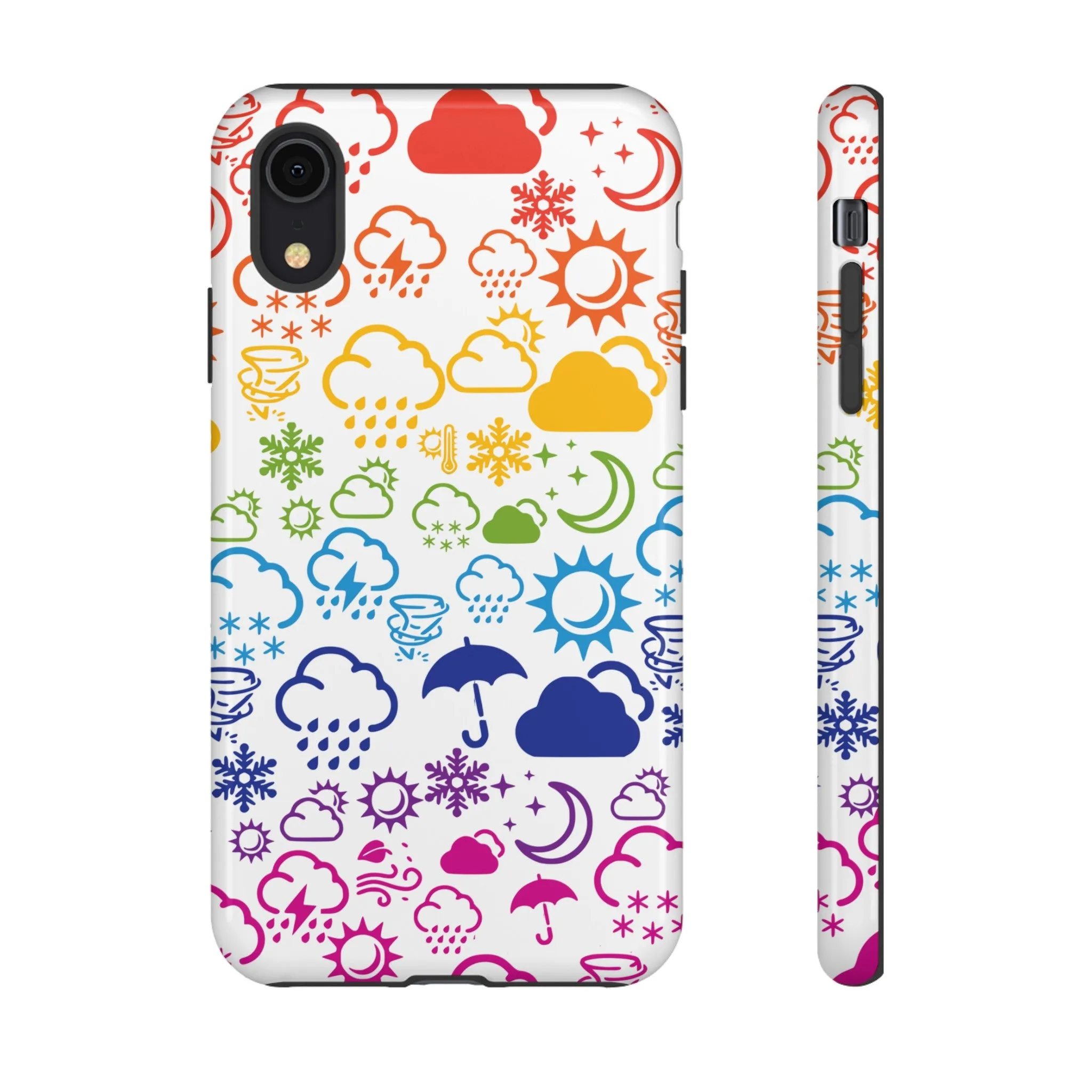 Wx Icon (Rainbow) Tough Phone Case