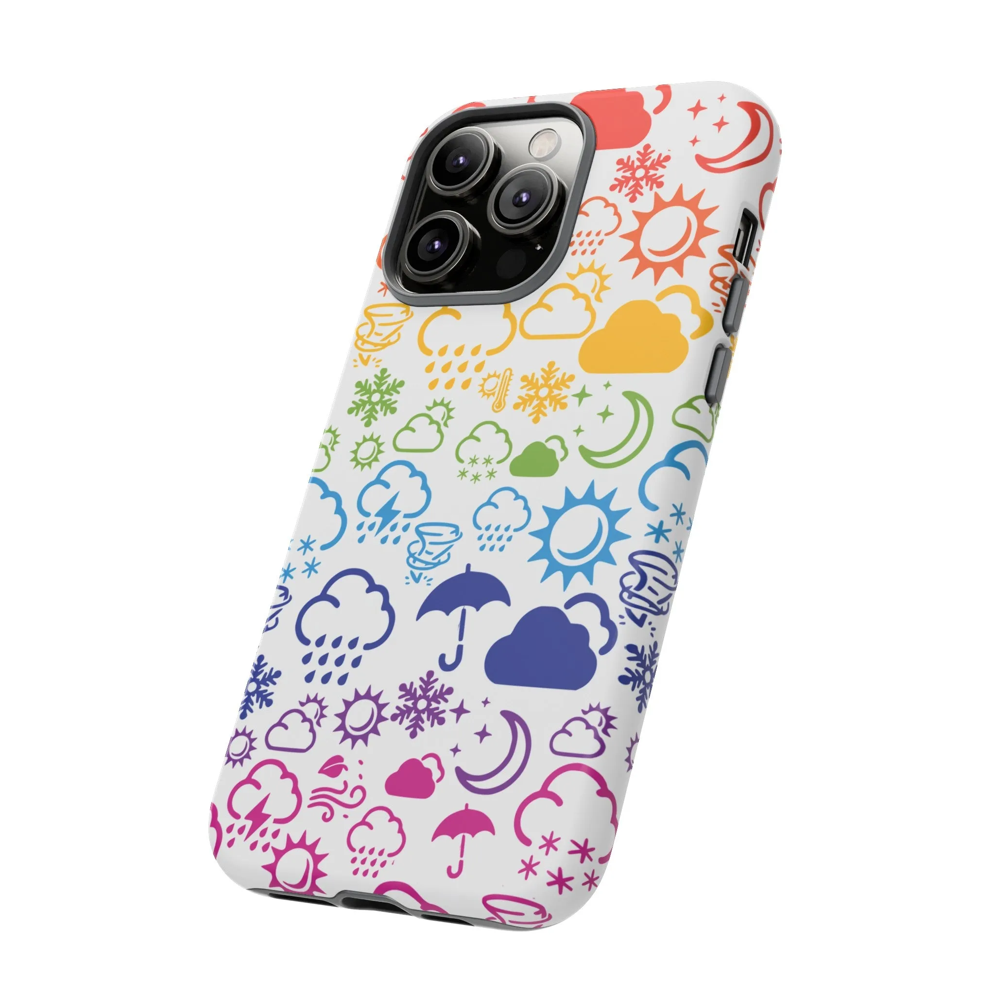 Wx Icon (Rainbow) Tough Phone Case
