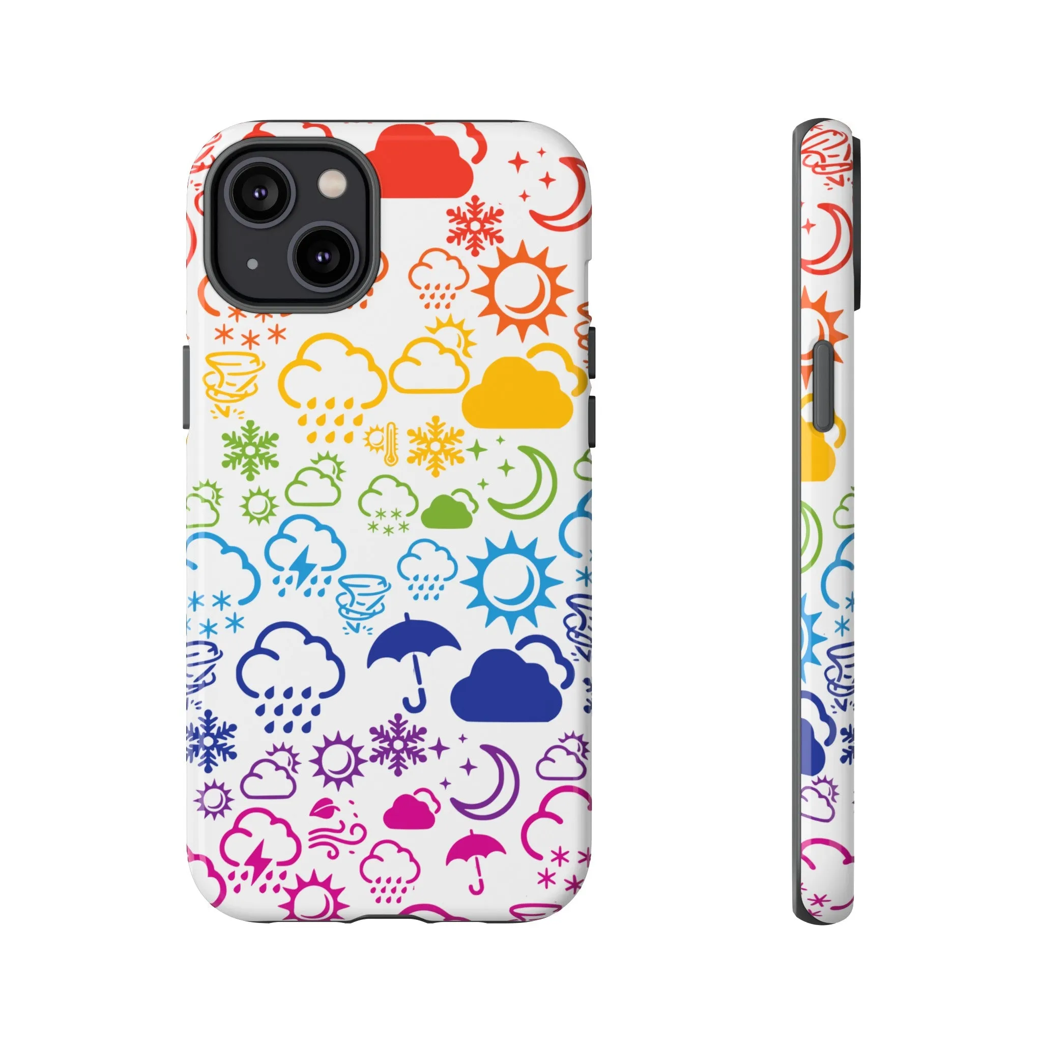 Wx Icon (Rainbow) Tough Phone Case