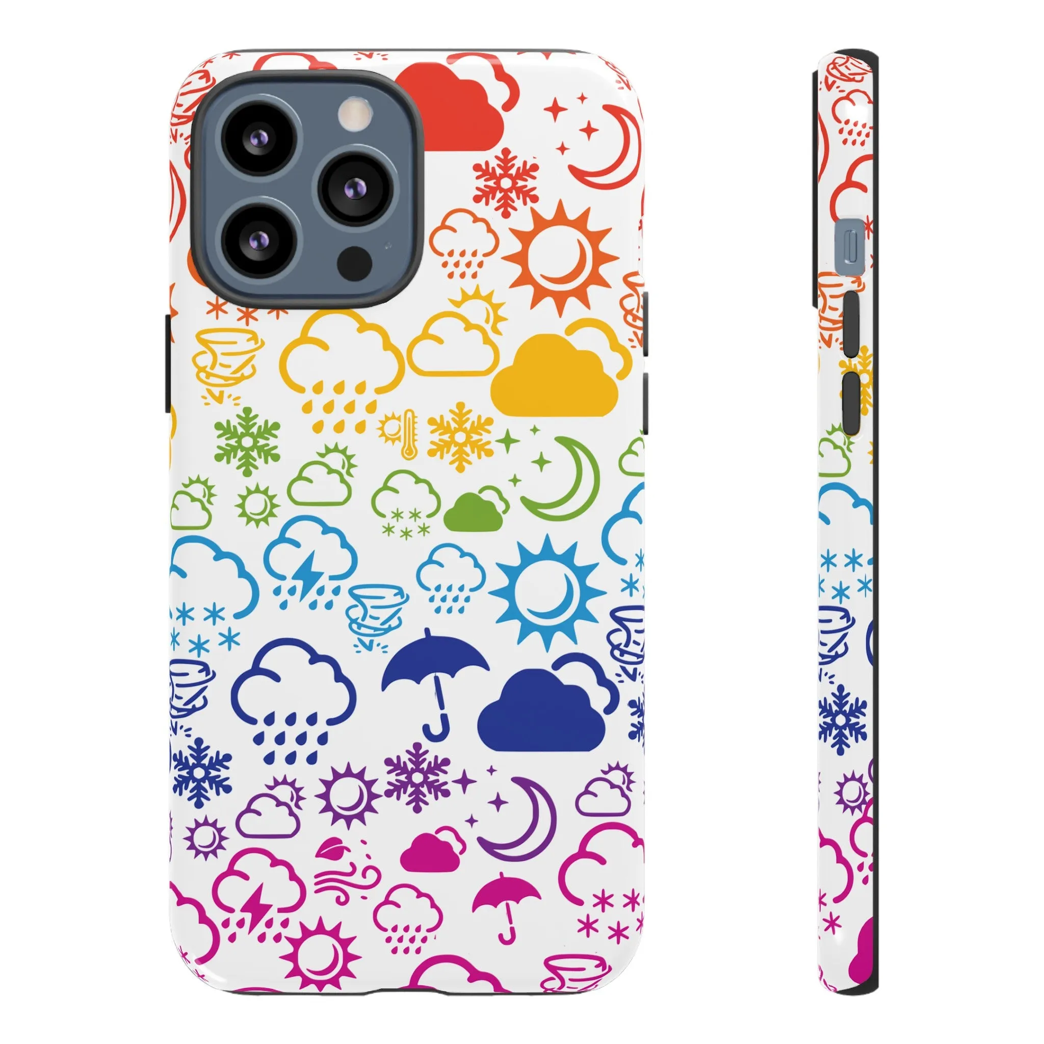 Wx Icon (Rainbow) Tough Phone Case