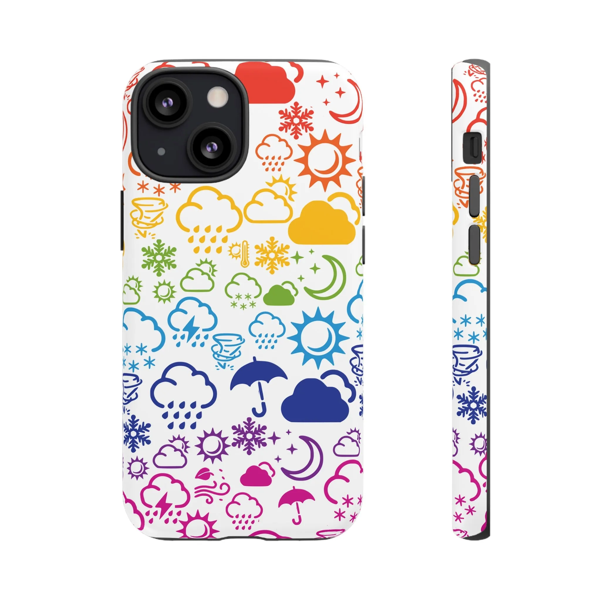 Wx Icon (Rainbow) Tough Phone Case