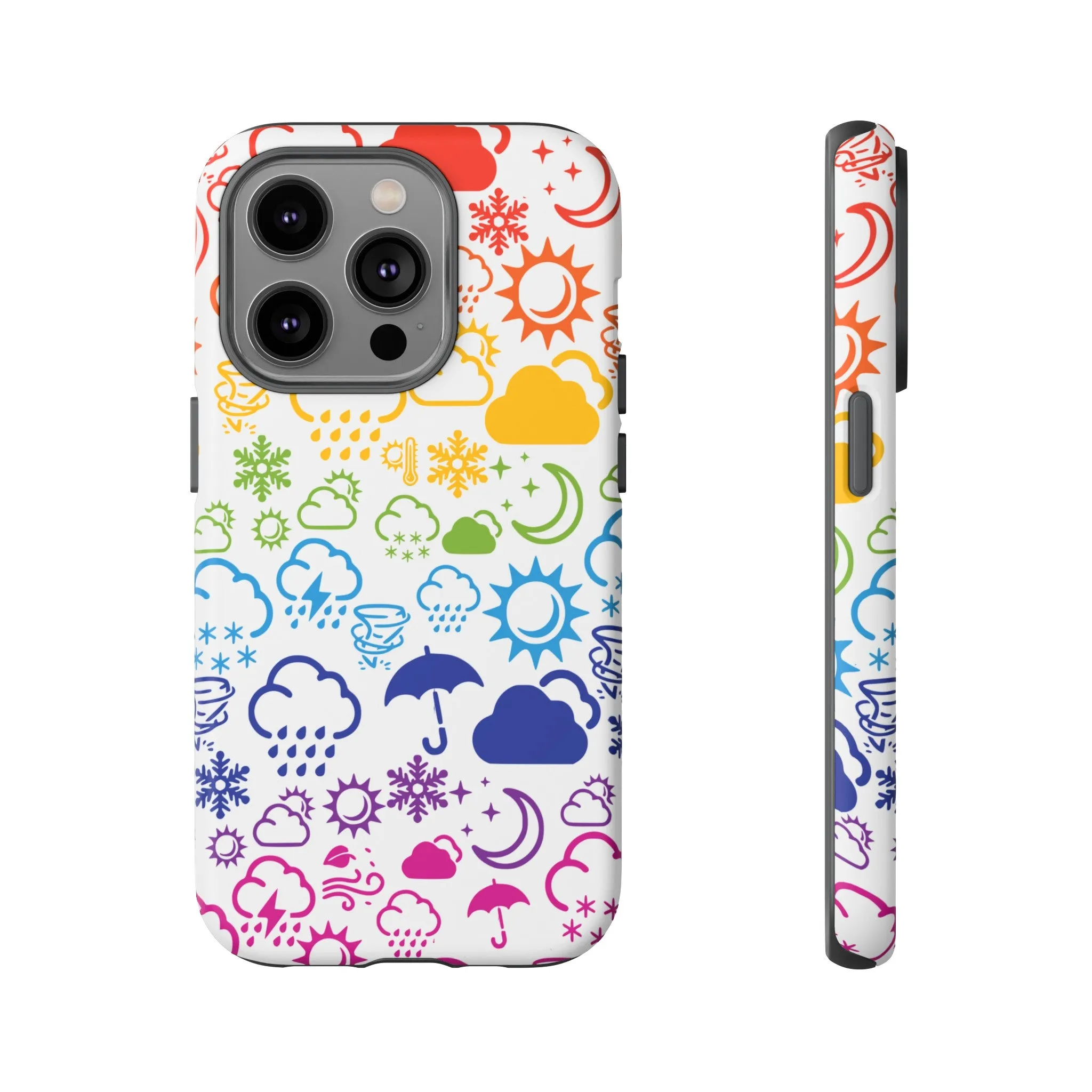 Wx Icon (Rainbow) Tough Phone Case