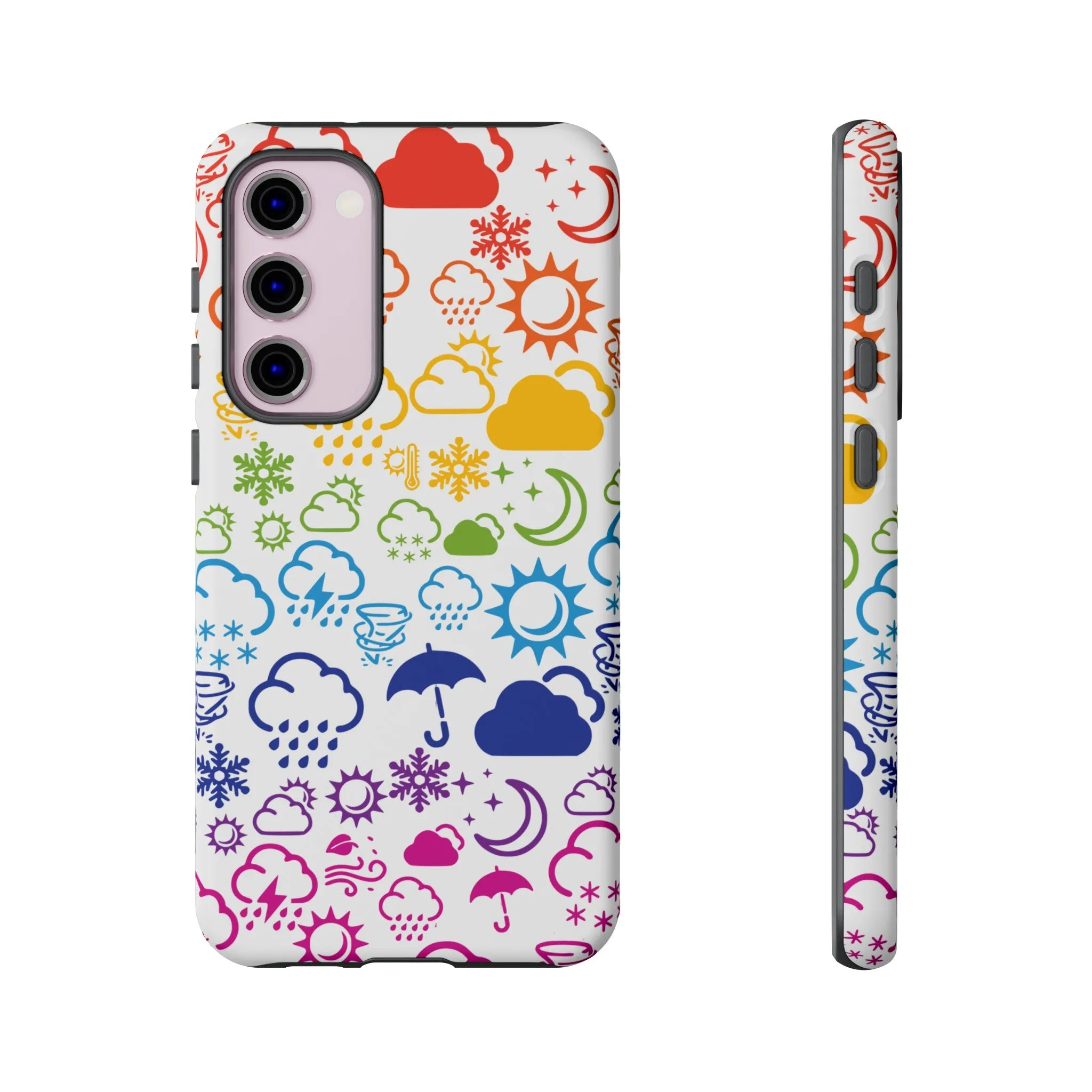 Wx Icon (Rainbow) Tough Phone Case