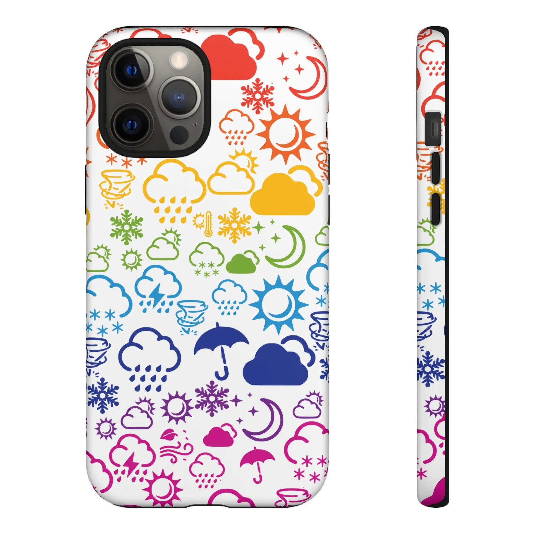Wx Icon (Rainbow) Tough Phone Case