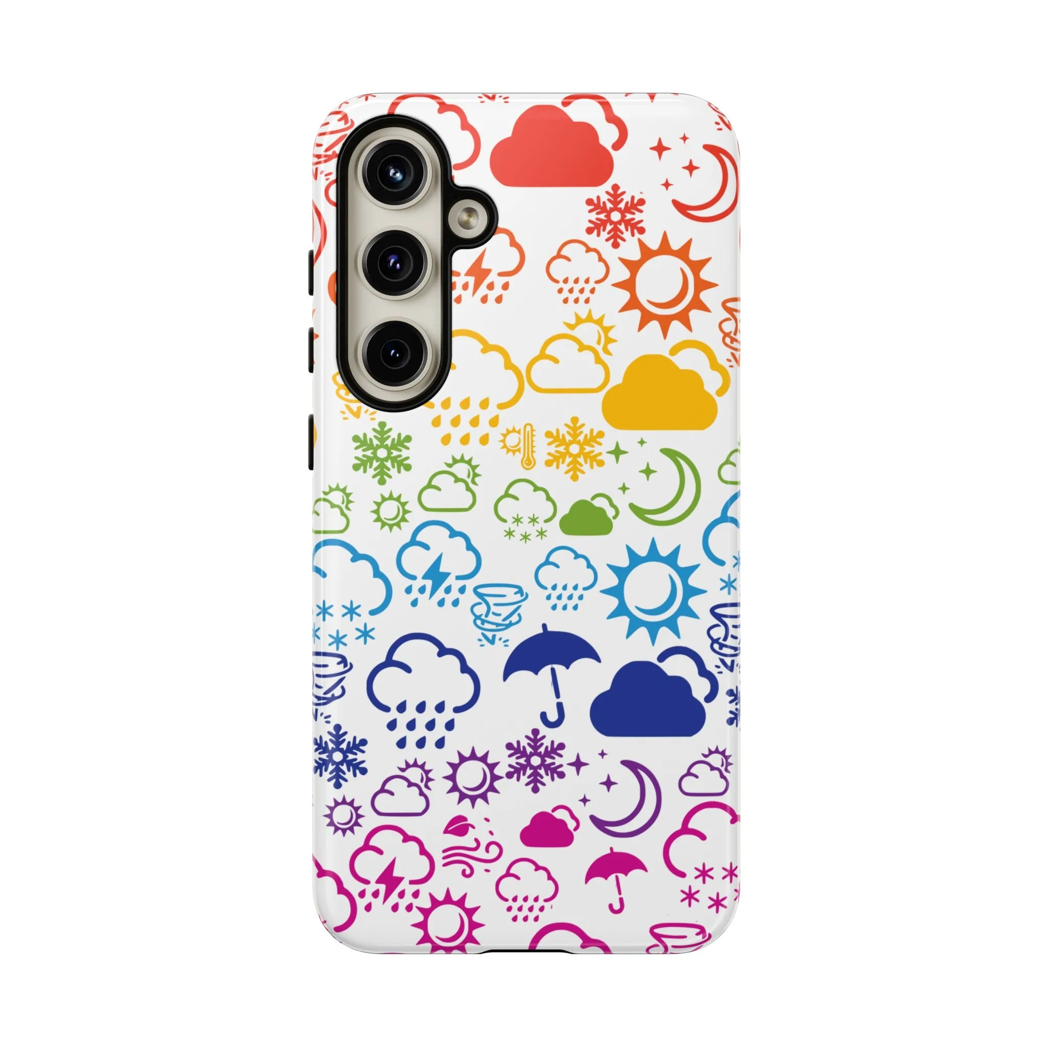 Wx Icon (Rainbow) Tough Phone Case