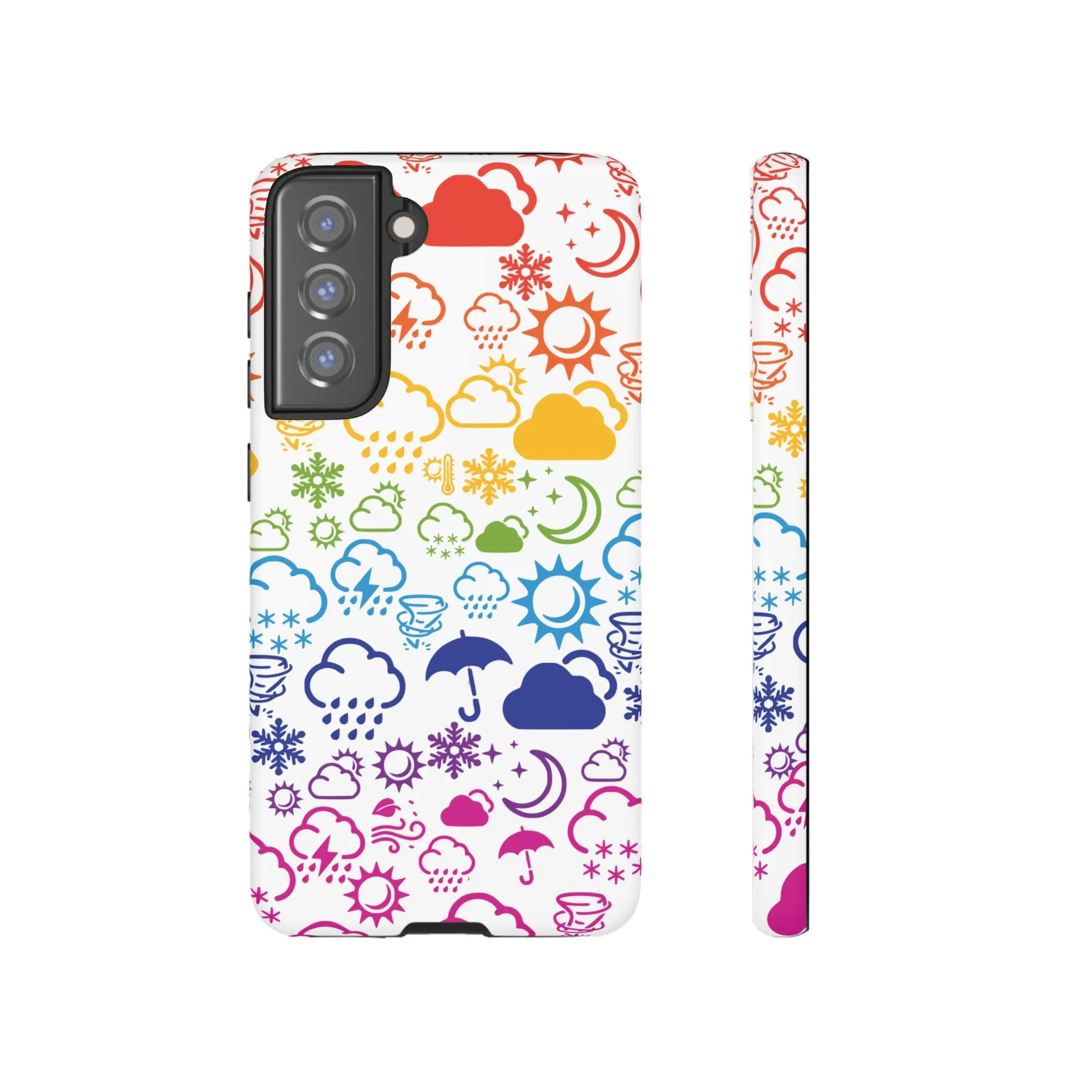 Wx Icon (Rainbow) Tough Phone Case