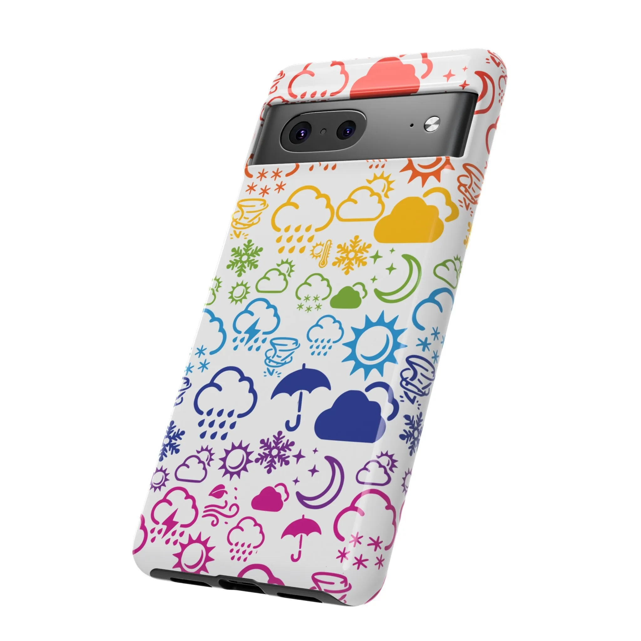 Wx Icon (Rainbow) Tough Phone Case