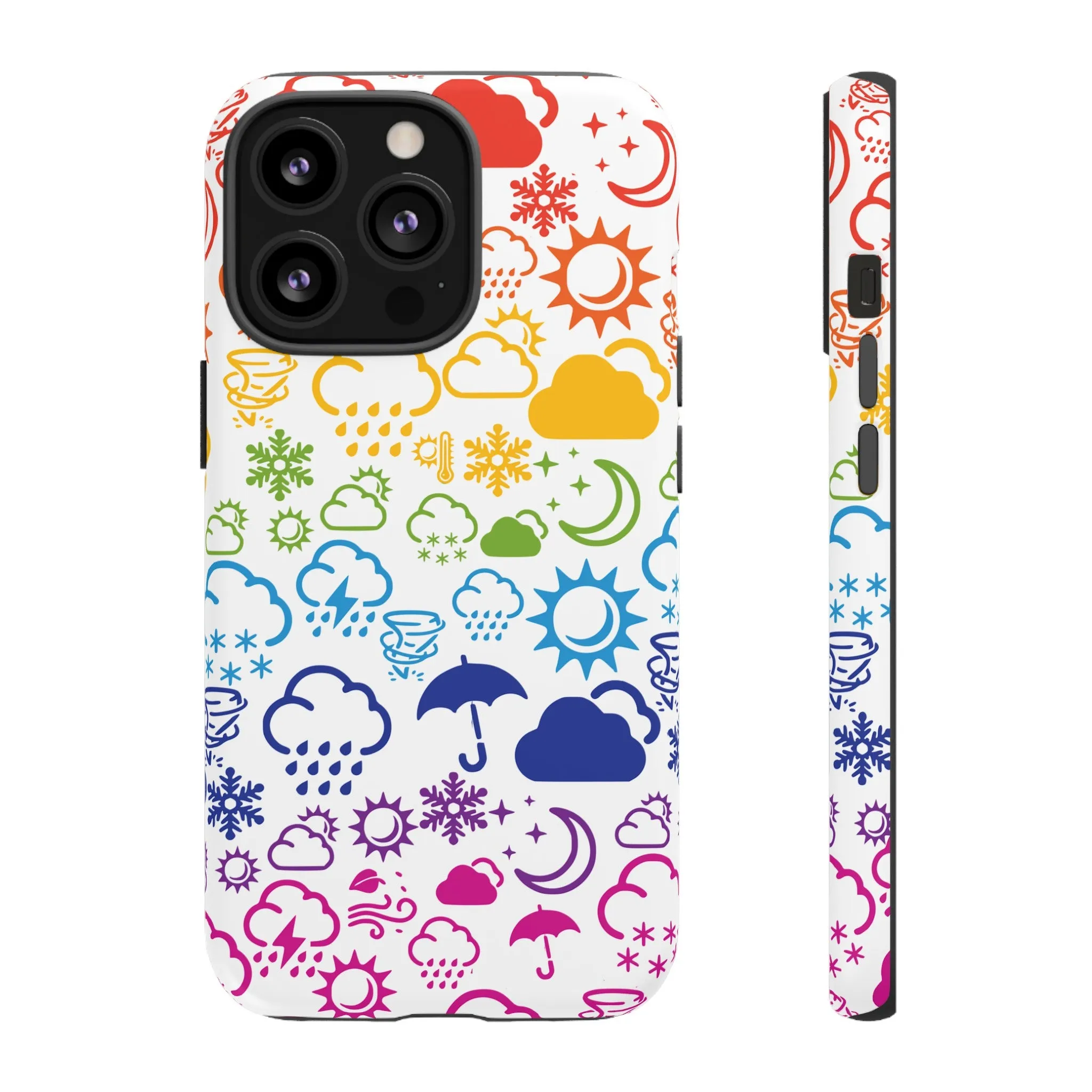 Wx Icon (Rainbow) Tough Phone Case