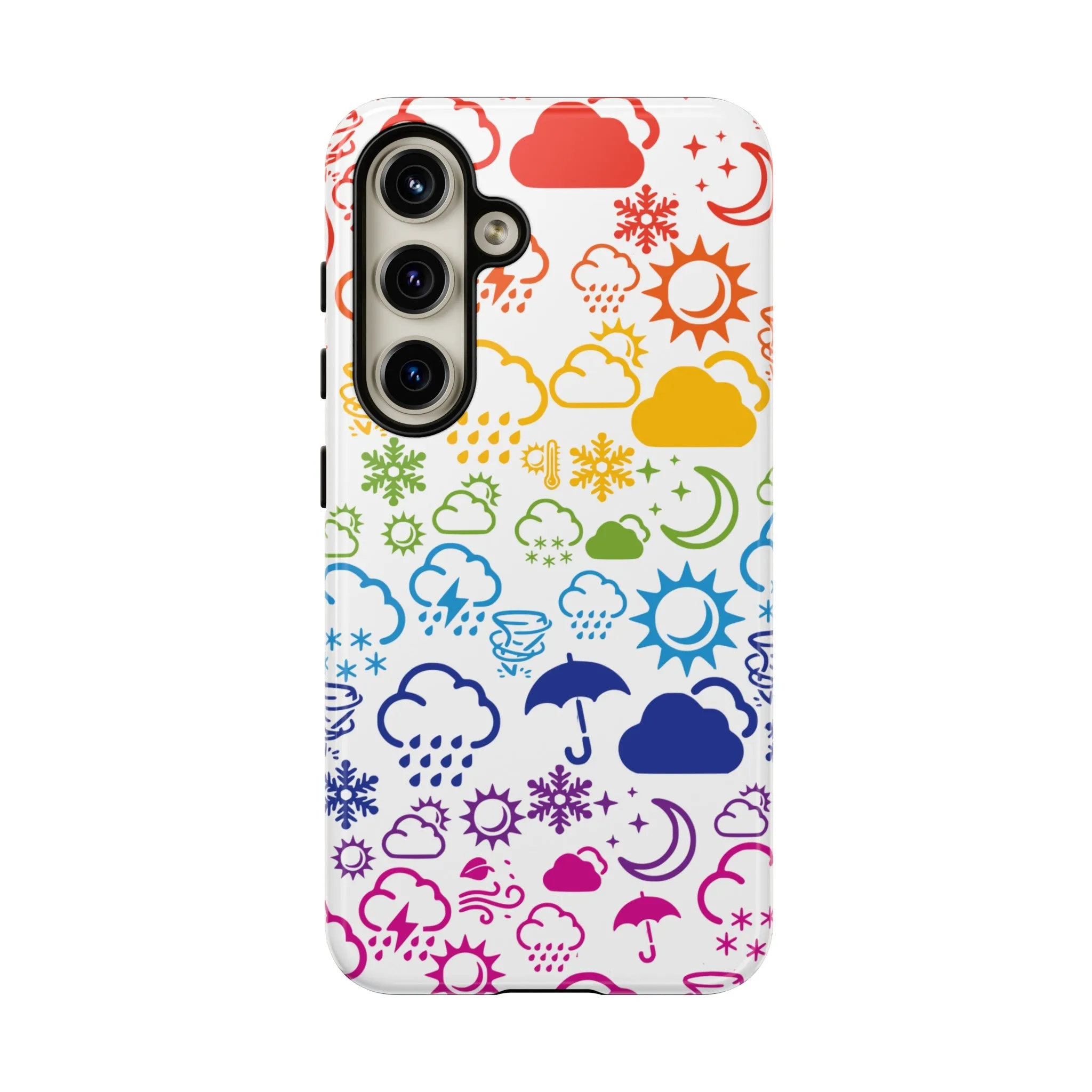 Wx Icon (Rainbow) Tough Phone Case