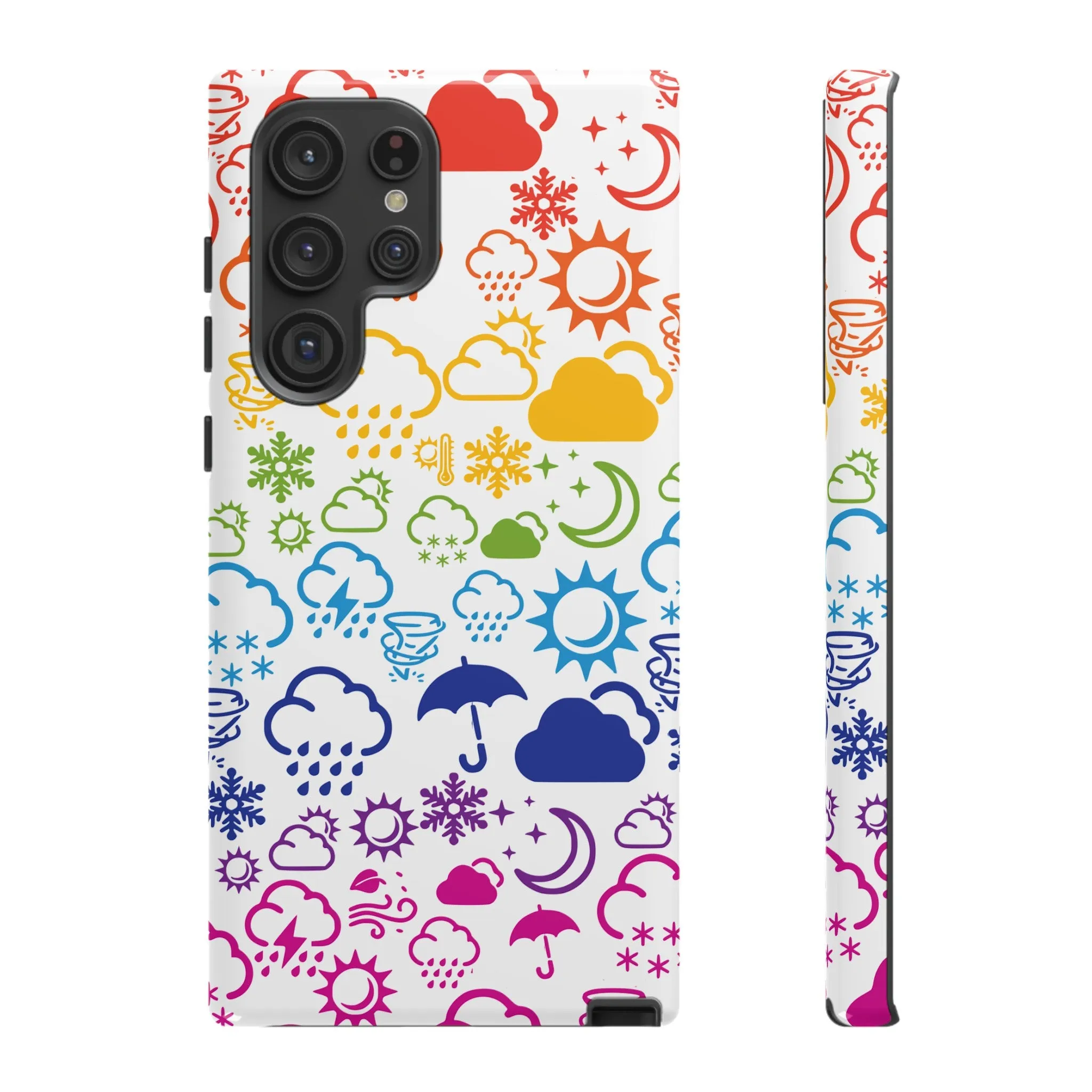 Wx Icon (Rainbow) Tough Phone Case