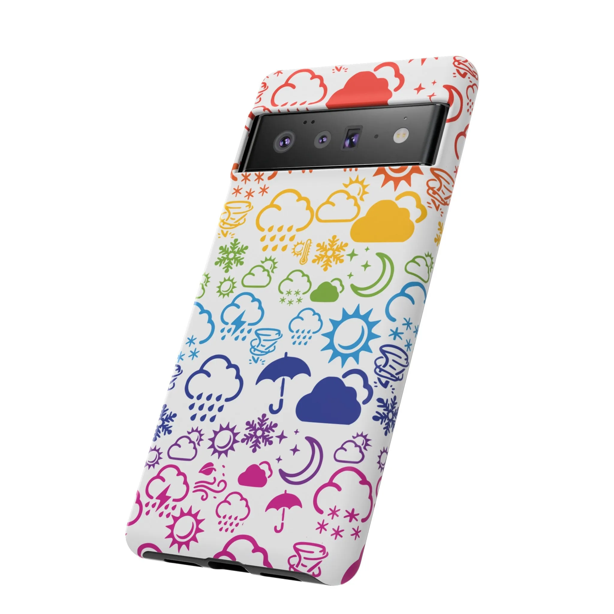 Wx Icon (Rainbow) Tough Phone Case