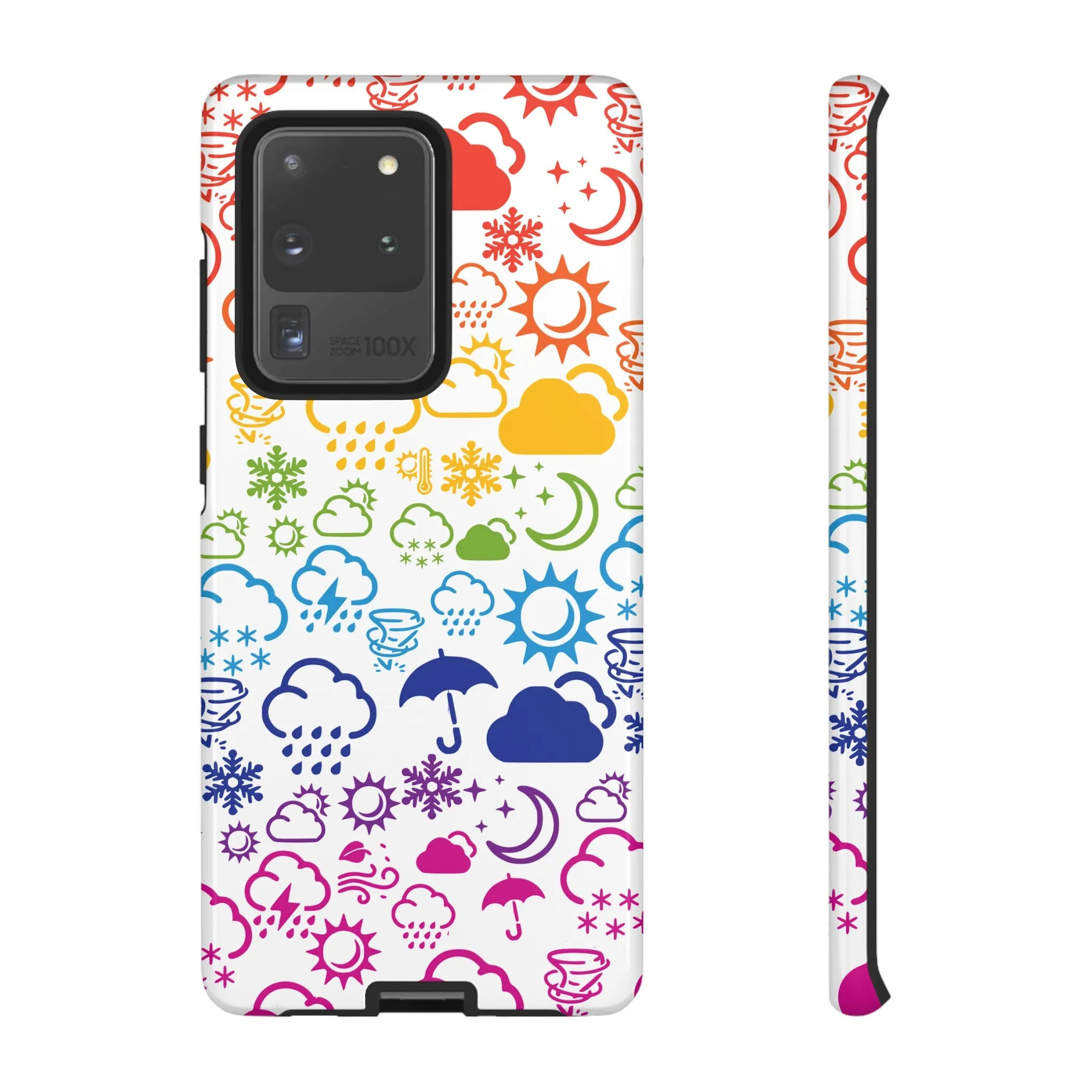 Wx Icon (Rainbow) Tough Phone Case
