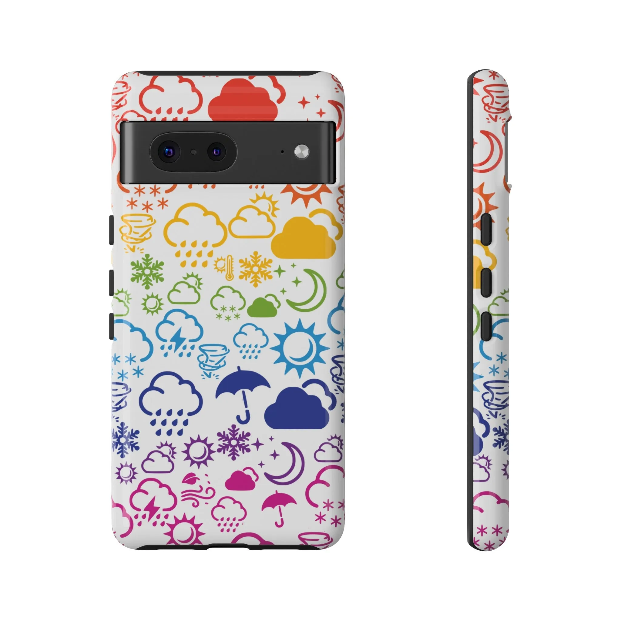 Wx Icon (Rainbow) Tough Phone Case
