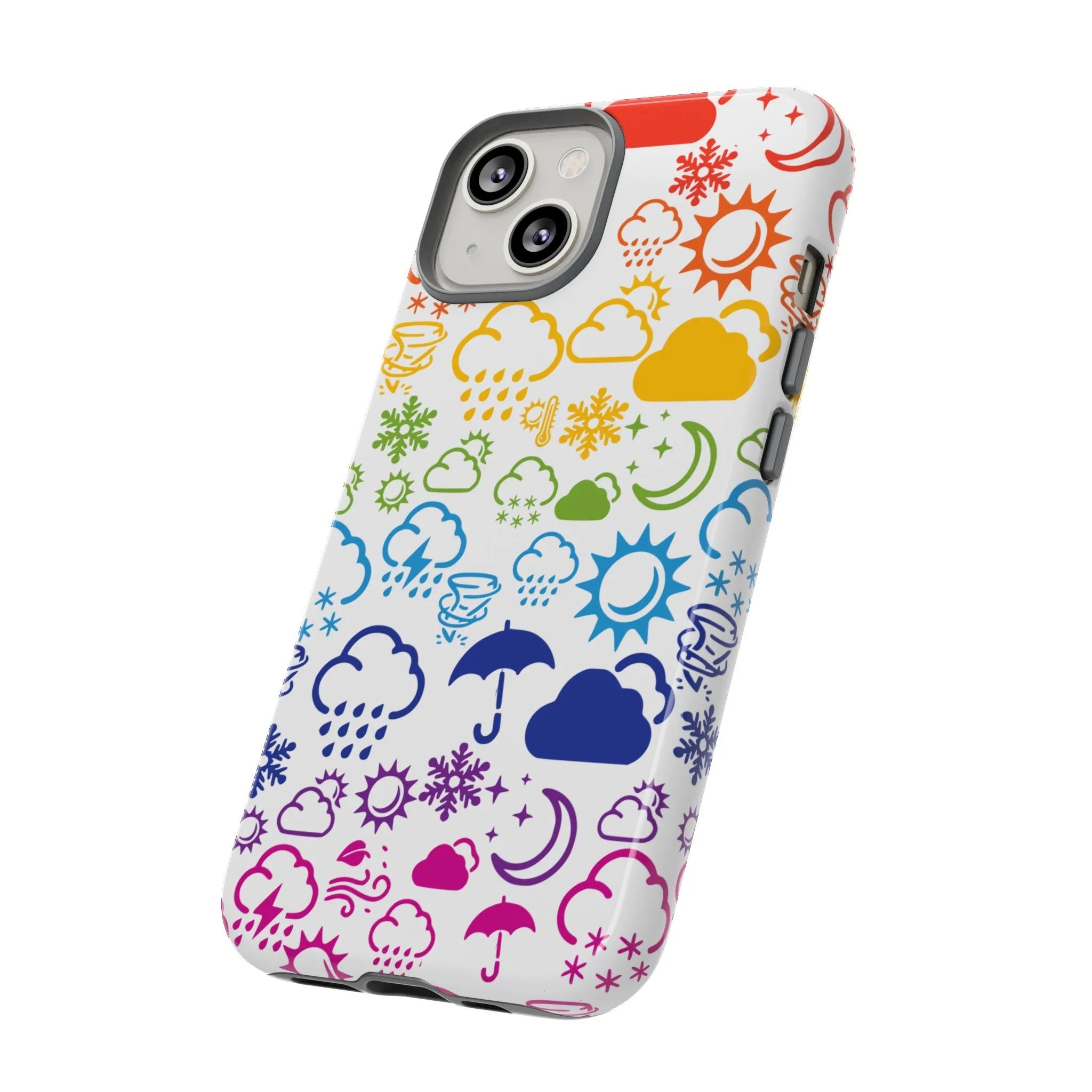 Wx Icon (Rainbow) Tough Phone Case