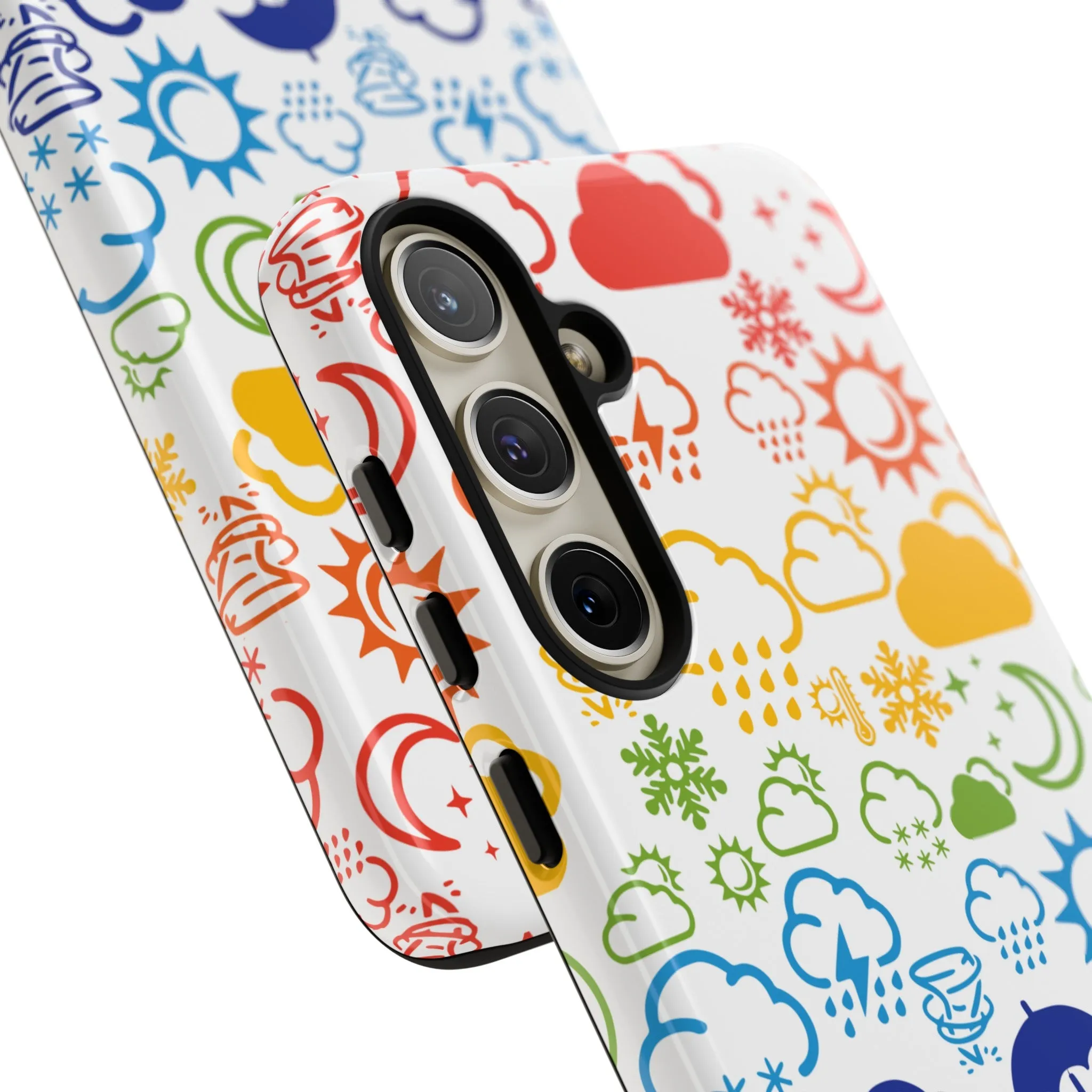 Wx Icon (Rainbow) Tough Phone Case