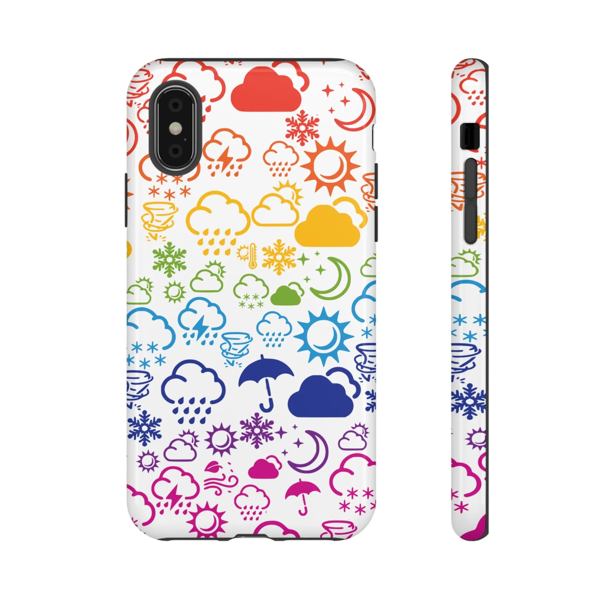 Wx Icon (Rainbow) Tough Phone Case