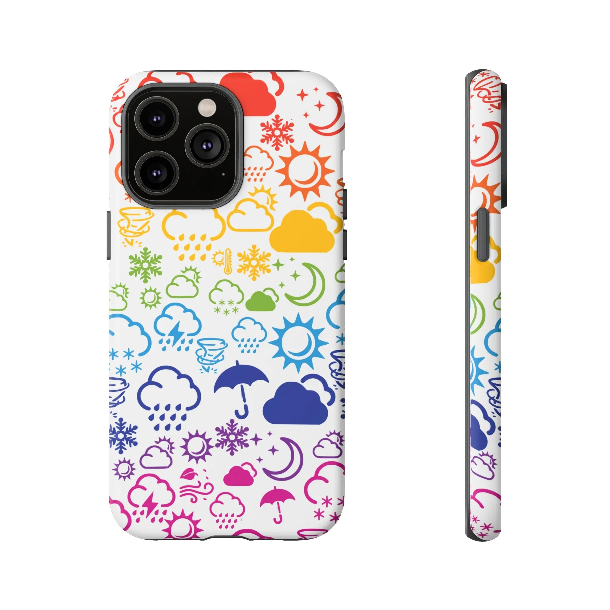 Wx Icon (Rainbow) Tough Phone Case