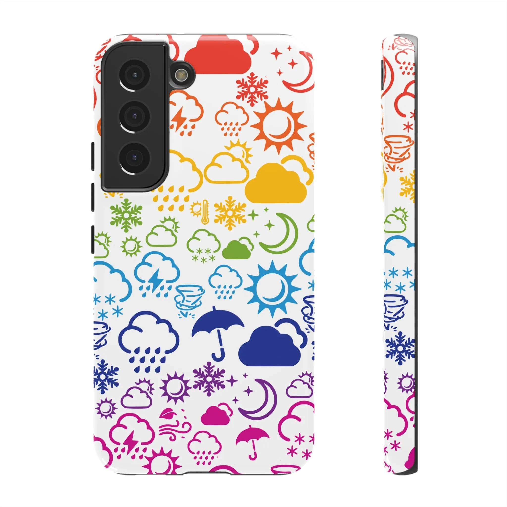 Wx Icon (Rainbow) Tough Phone Case