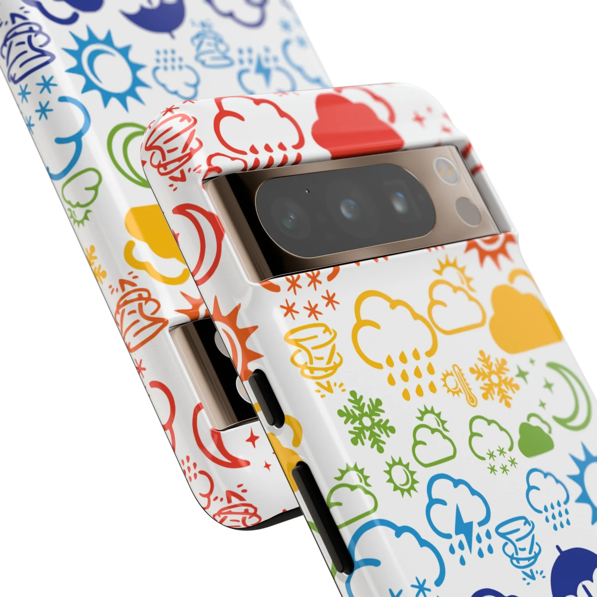 Wx Icon (Rainbow) Tough Phone Case