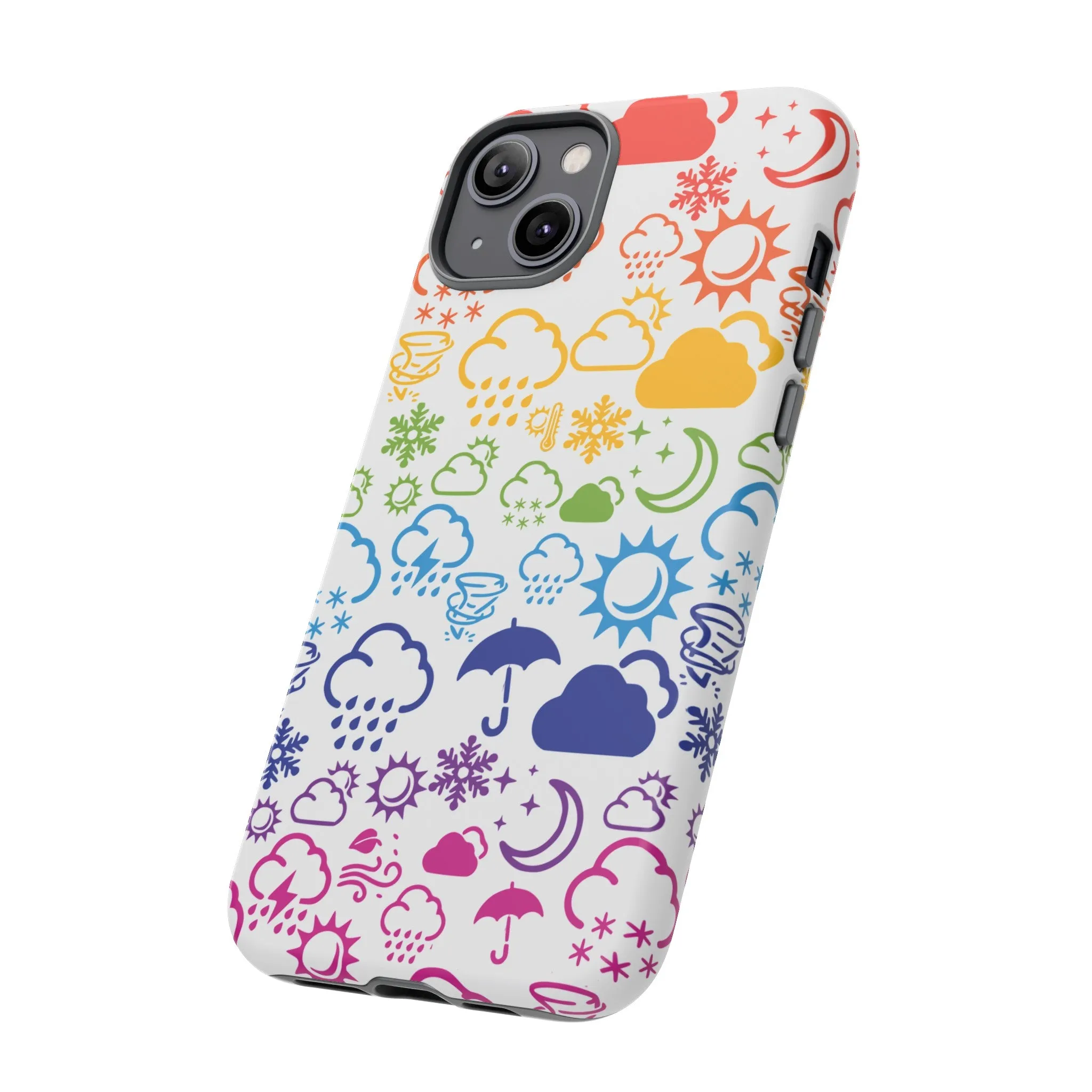 Wx Icon (Rainbow) Tough Phone Case