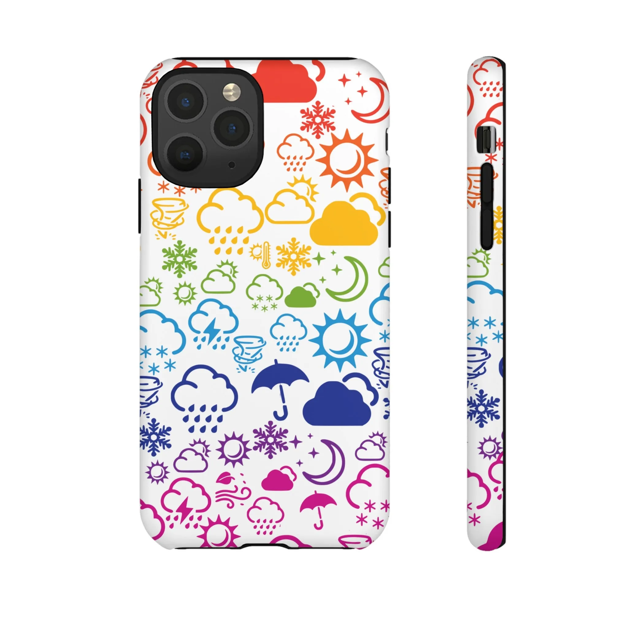 Wx Icon (Rainbow) Tough Phone Case