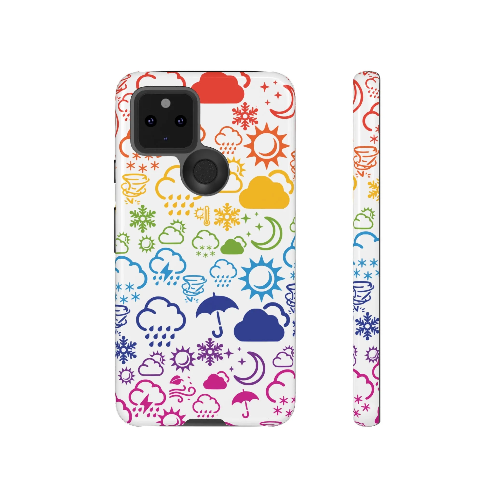 Wx Icon (Rainbow) Tough Phone Case