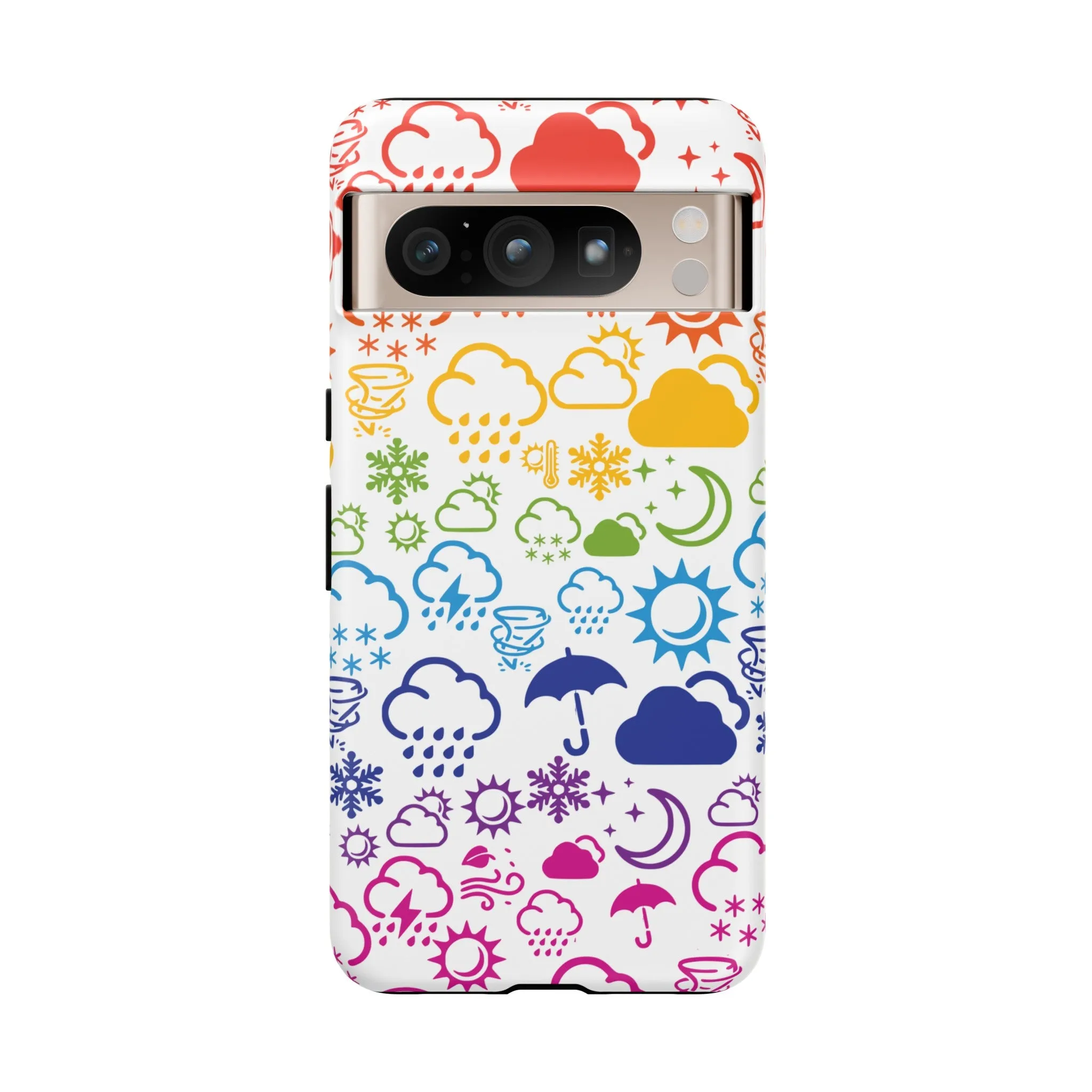 Wx Icon (Rainbow) Tough Phone Case