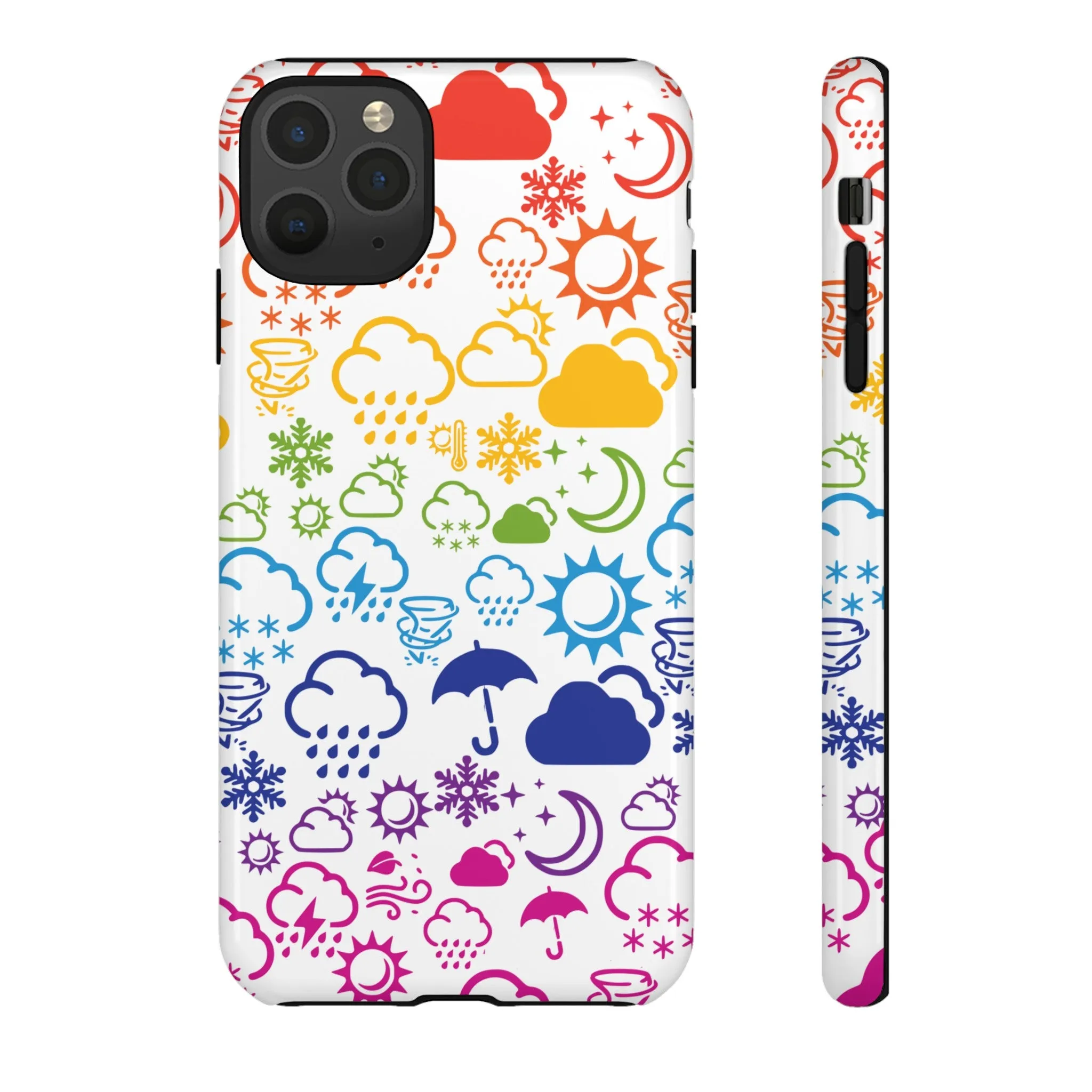 Wx Icon (Rainbow) Tough Phone Case