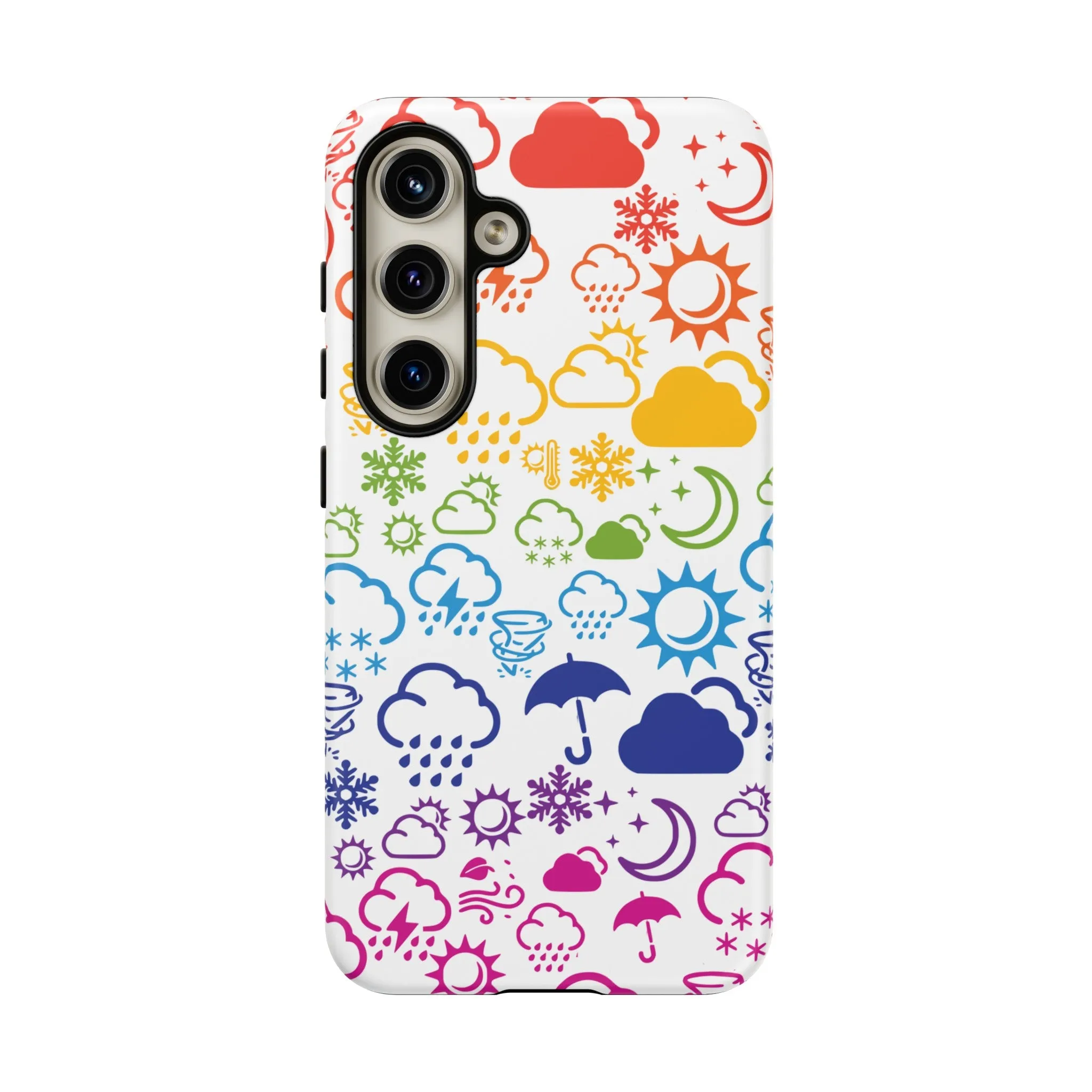 Wx Icon (Rainbow) Tough Phone Case