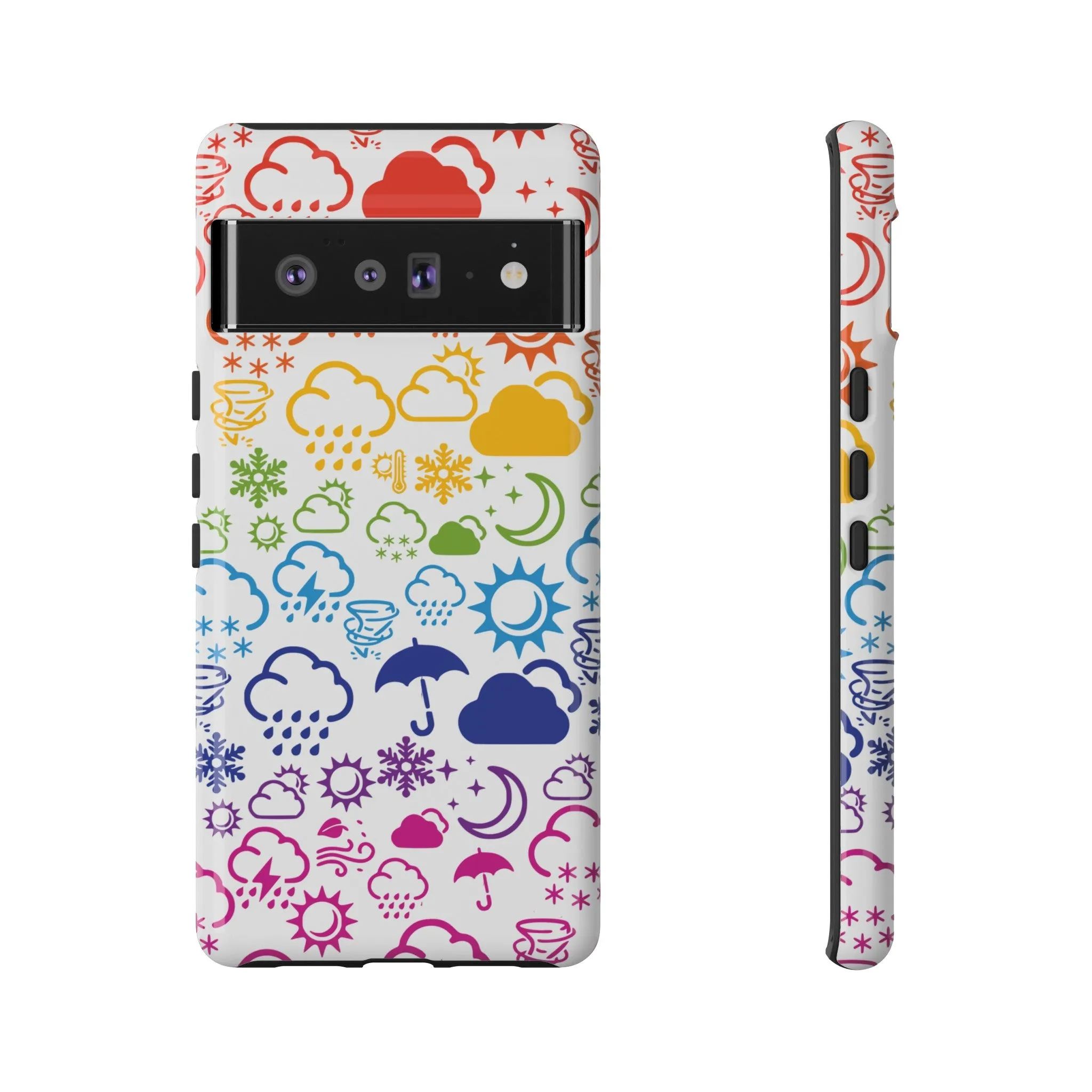 Wx Icon (Rainbow) Tough Phone Case