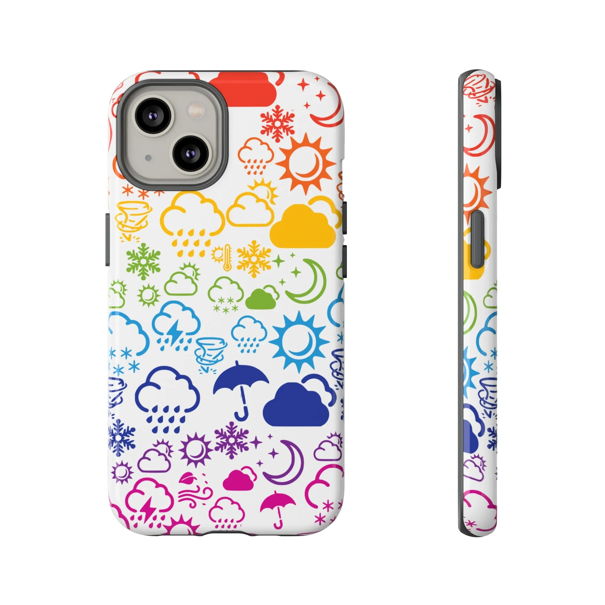 Wx Icon (Rainbow) Tough Phone Case
